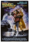 ''Back to the Future'' Cast-Signed Poster -- Includes Signatures of Michael J. Fox, Christopher Lloyd & Lea Thompson